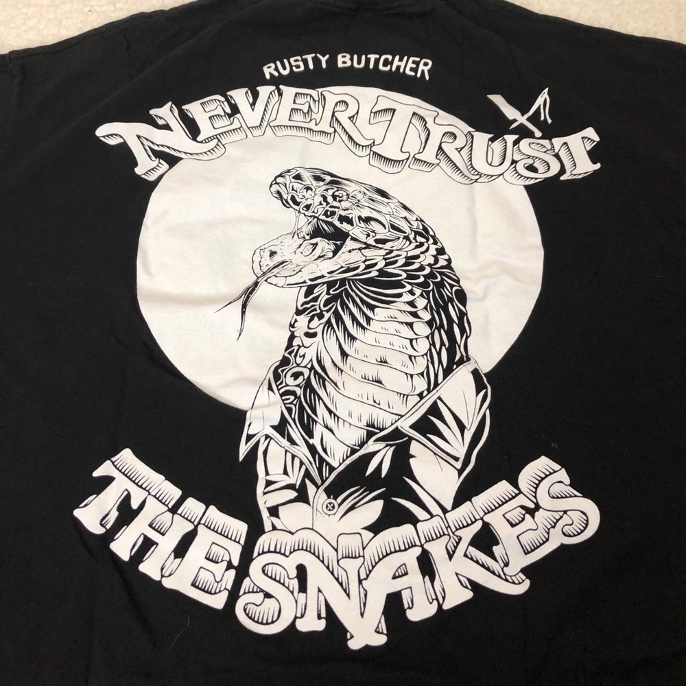Rusty Butcher Men’s Black T Shirt